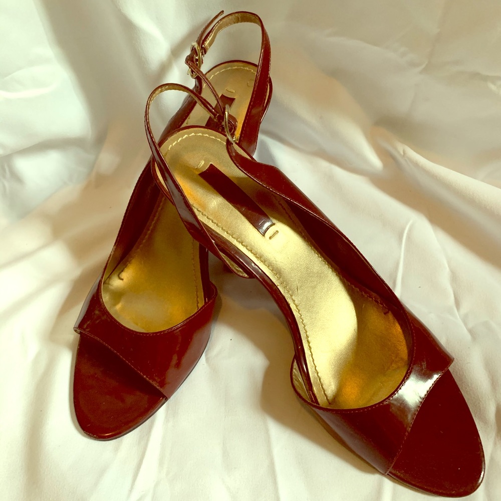 Vintage Burgundy Heels